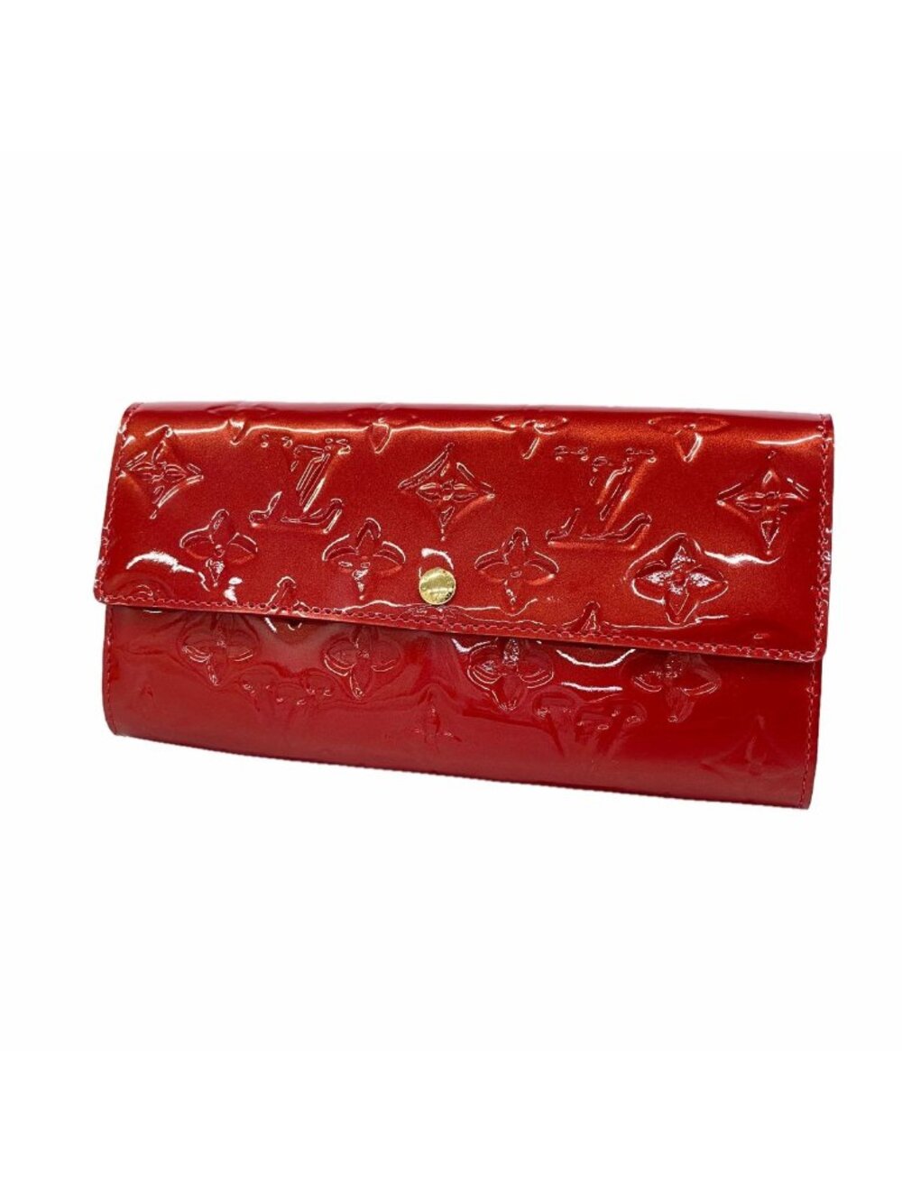 Louis Vuitton Wallet Vernis Portefeuille Sarah Pomme D'amour